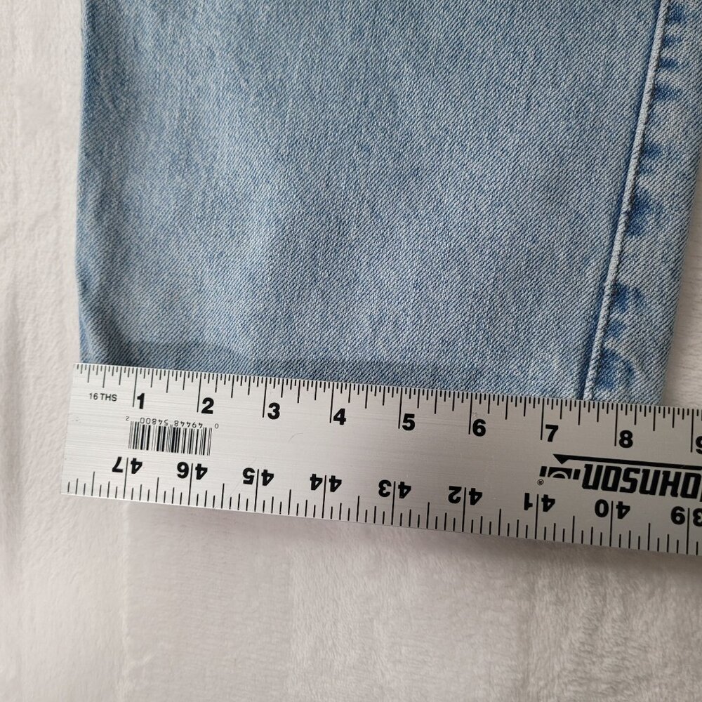 VTG 90's Levi's Silver Tab Men's Loose Fit Light Blue Denim Jeans Size 38x32 USA - Picture 10 of 12